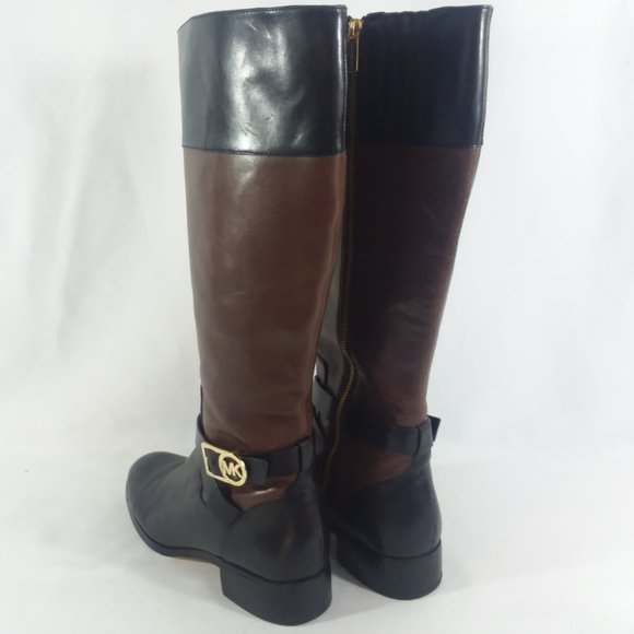 Michael Kors Jet Set 6 Leather Riding Boots 9M - Picture 8 of 12